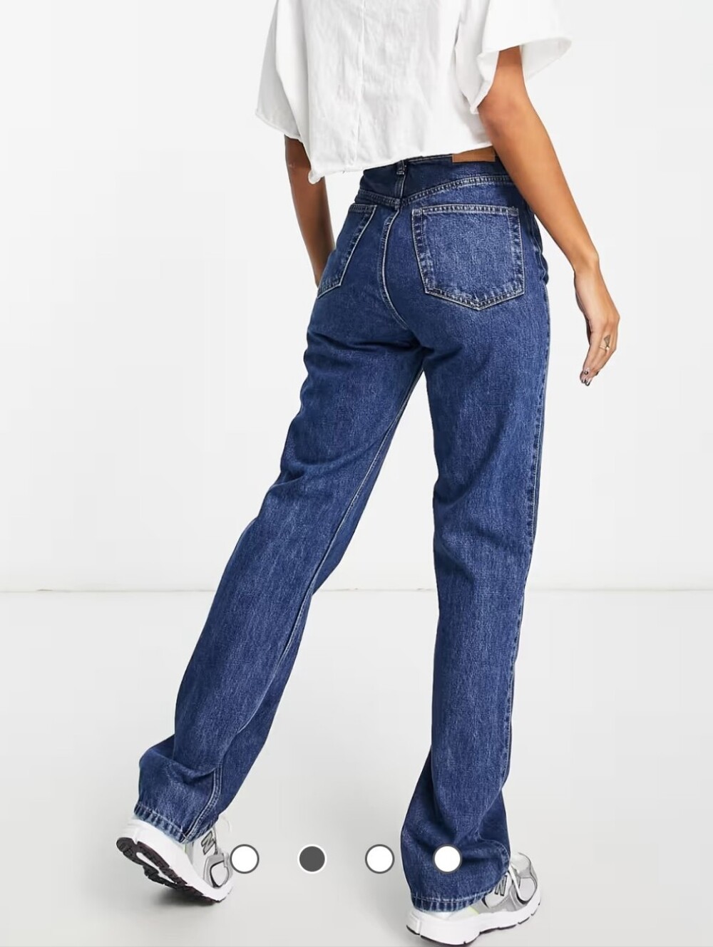 Weekday Rowe High Rise Straight Leg Jeans - Picture 5 of 6